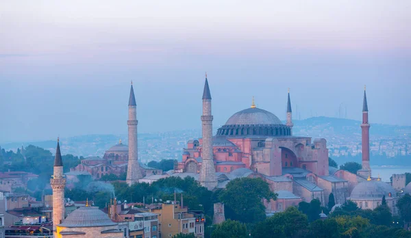 Hagia Sophia Istambul Monumento Mundialmente Famoso Arquitetura Bizantina — Fotografia de Stock