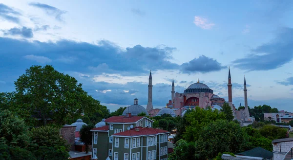 Hagia Sophia Istanbul Het Wereldberoemde Monument Van Byzantijnse Architectuur — Stockfoto