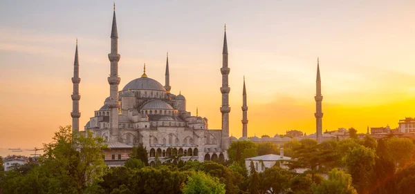 Голубая Мечеть Sultanahmet Camii Стамбуле Стамбул Турция — стоковое фото
