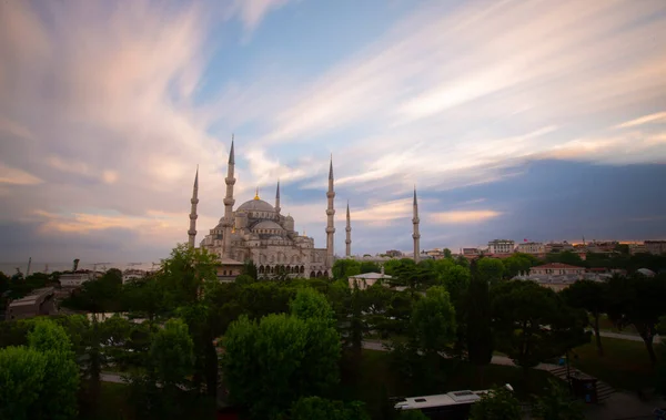 Μπλε Τζαμί Σουλταναχμέτ Camii Στην Κωνσταντινούπολη Κωνσταντινούπολη Τουρκία — Φωτογραφία Αρχείου