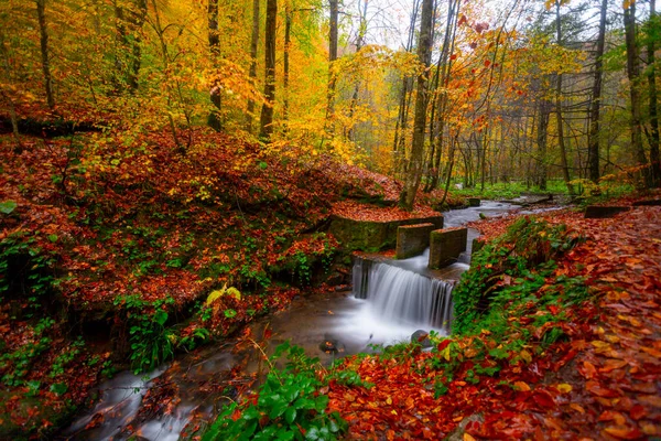 Seven Lakes Yedigller Nationalpark Die Schönsten Farben Des Herbstes Der — Stockfoto