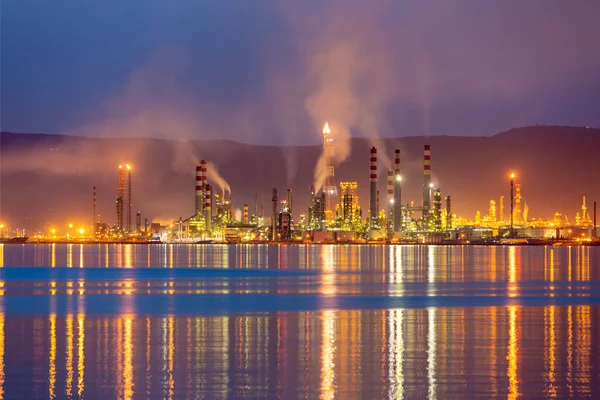 Kocaeli Türkei Ölraffinerie Tupras Blick Von Der Degirmendere Küste — Stockfoto