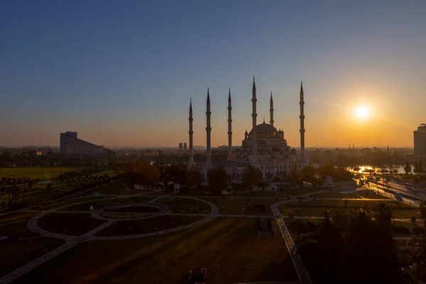 Zentralmoschee Von Adana Sabanci Luftaufnahme — Stockfoto