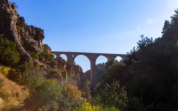 Varda Railway Bridge Cidade Adana Turquia Histórico Antiga Ponte Ferroviária — Fotografia de Stock