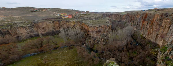 Vale Ihlara Capadócia Ihlara Valley Mosteiro Peristrema Ihlara Gorge Vale — Fotografia de Stock