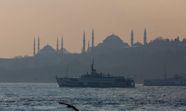 İstanbul 'un en tarihi yerleri arasında farklı ve estetik feribot koleksiyonları