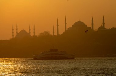 İstanbul 'un en tarihi yerleri arasında farklı ve estetik feribot koleksiyonları
