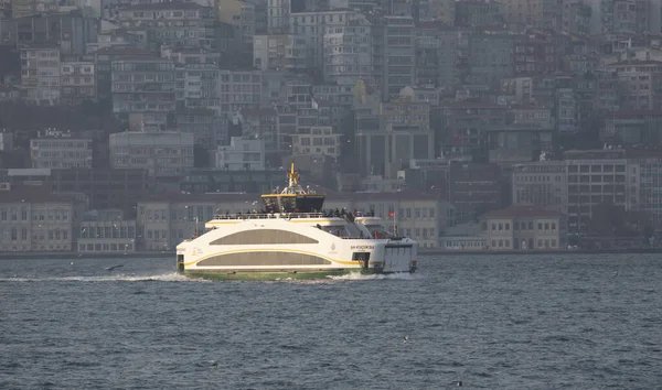 Different Aesthetic Ferry Collections Most Historical Places Istanbul — Stock Photo, Image