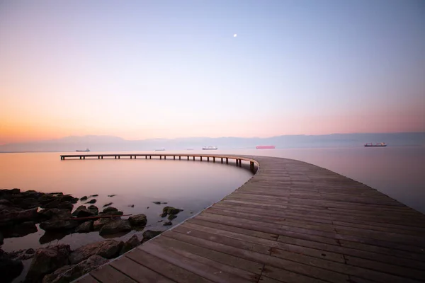 Perfekt Pirbilder Tagna Med Lång Exponeringsteknik Seka Park Vackraste Parkerna — Stockfoto