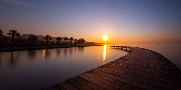 Perfekte Pier Fotos Mit Langzeitbelichtung Seka Park Ist Einer Der — Stockfoto