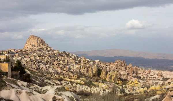 Cappadocia Gołębia Dolina Gdzie Gołębie Zwiedzają Dolinę Cały Czas Rano — Zdjęcie stockowe