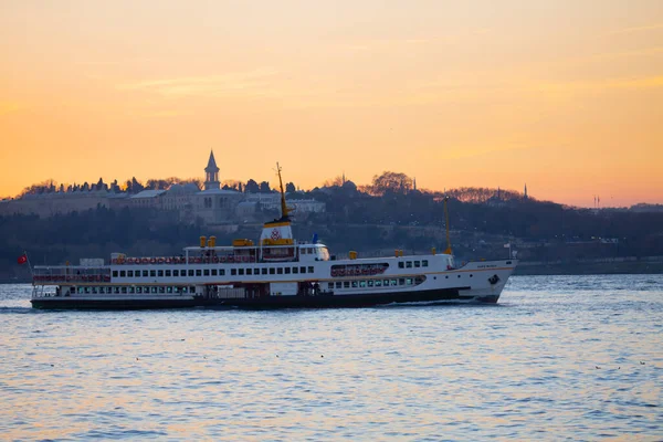 Palác Topkapi Byzantské Zdi Istanbulu Turecko — Stock fotografie