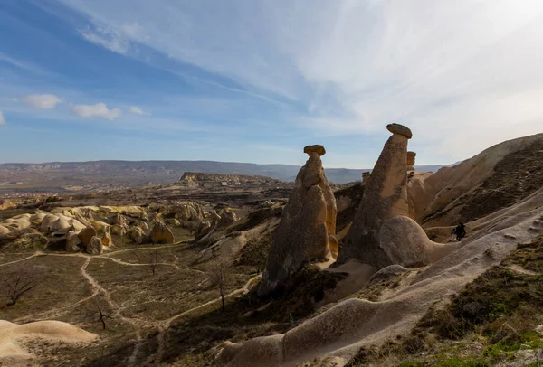 아름다운 풍경의 카파도 계곡의 소름끼치는 아시아 개념의 — 스톡 사진