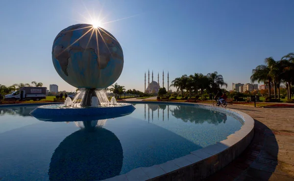 Park Adana City Központjában Gyönyörű Város Táj — Stock Fotó
