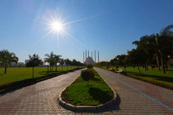 Parc Paysager Vert Adana Central Park Adana Turquie — Photo