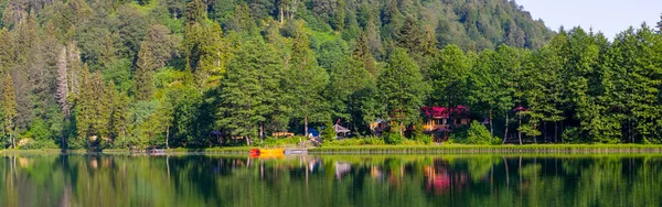 Karagol 的景观视图在东黑海 Savsat Artvin 土耳其的游客 当地人 露营者和旅行者的热门目的地 — 图库照片