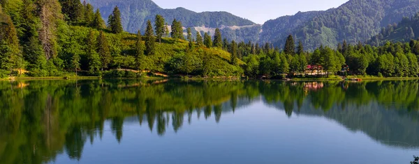Paisaje Vista Karagol Lago Negro Destino Popular Para Los Turistas — Foto de Stock