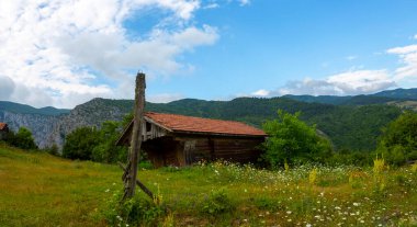Horma Kanyonu Kure Dağları Ulusal Park Horma Kanyonu yürüyüş parkı. Hindi yolculuğu. Pinarbasi, Kastamonu, Türkiye.