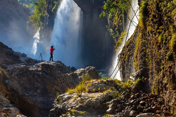 Kapuzbasi waterfall is the second highest waterfall in the world and it is the most beautiful nature place hiding in Anatolia, which is rarely hidden.