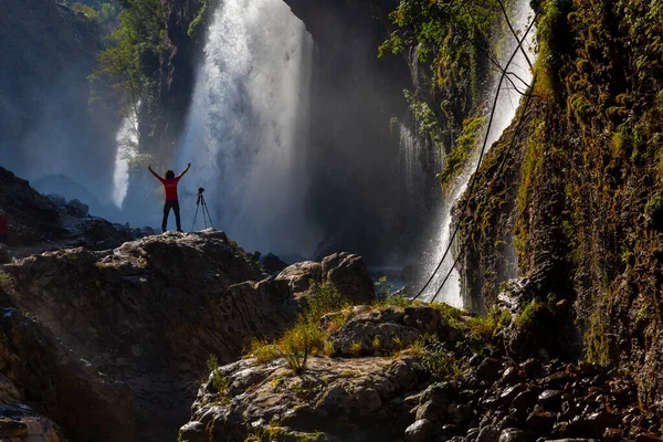 Kapuzbasi waterfall is the second highest waterfall in the world and it is the most beautiful nature place hiding in Anatolia, which is rarely hidden.