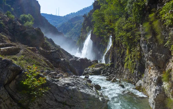 Cascada Kapuzbasi Segunda Cascada Más Alta Del Mundo Lugar Natural — Foto de Stock