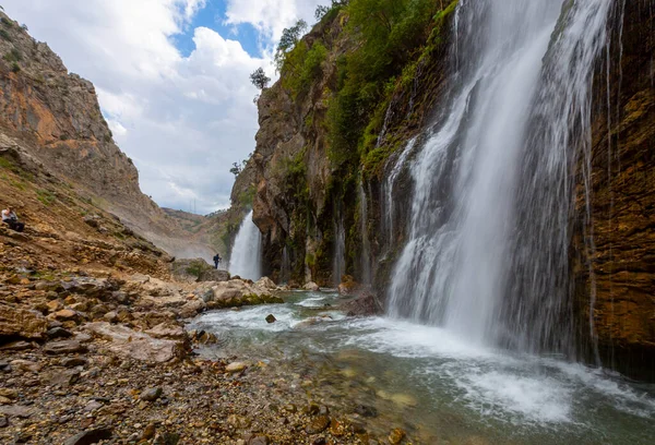 Kapuzbasi Wasserfall Ist Der Zweithöchste Wasserfall Der Welt Und Ist — Stockfoto