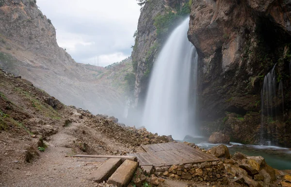 Kapuzbasi Waterfall Second Highest Waterfall World Most Beautiful Nature Place — Foto de Stock