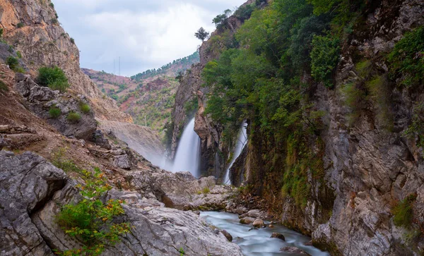 Kapuzbasi Waterfall Second Highest Waterfall World Most Beautiful Nature Place — Photo