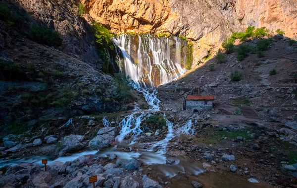 Kapuzbasi Waterfall Second Highest Waterfall World Most Beautiful Nature Place — Stock Photo, Image