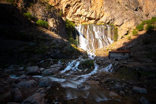 Cachoeira Kapuzbasi Segunda Maior Cachoeira Mundo Lugar Mais Bonito Natureza — Fotografia de Stock