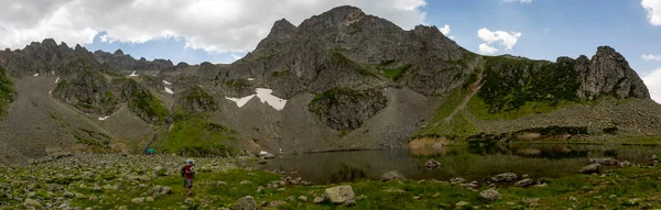 Avusor Glacial Lake Herzsee Kackar Gebirge Avusor Plateau Rize Türkei — Stockfoto