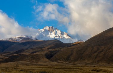 Erciyes Dağı ve çevresindeki köyler.