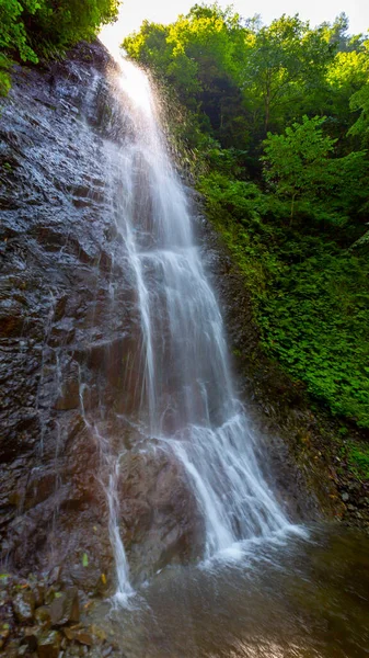 Sommersaison Teerwasserfall Camlihemsin Rize Türkei — Stockfoto