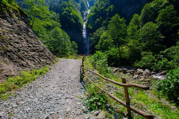 Sommersaison Teerwasserfall Camlihemsin Rize Türkei — Stockfoto