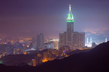 Zam zam Kulesi veya Saat Kulesi - Abraj Al Bait - Mescid Al Haram -