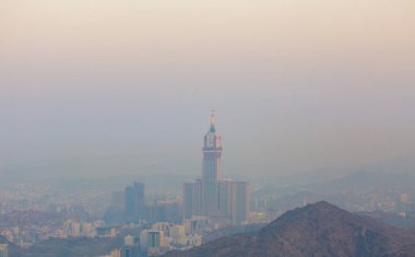 Zam zam Kulesi veya Saat Kulesi - Abraj Al Bait - Mescid Al Haram -