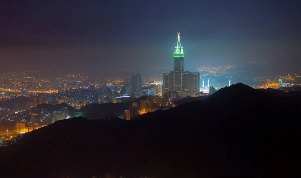 Zam Zam Tower Clock Tower Abraj Bait Masjid Haram — стокове фото