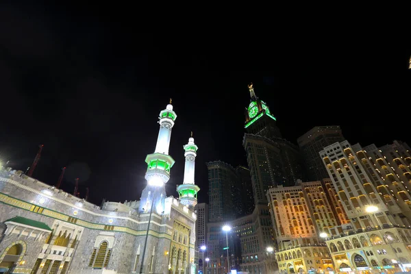 Kutsal Kabe Kapısı Zamzam Kulesi Mekke Suudi Arabistan — Stok fotoğraf