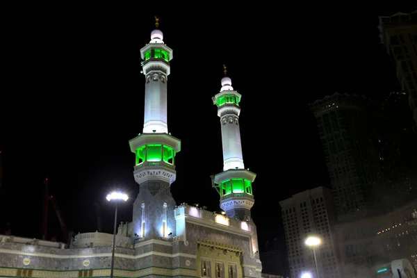 Holy Kaaba Gate Zamzam Tower Mecca Saudi Arabia — стокове фото