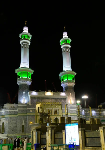 Santa Kaaba Gate Zamzam Tower Mecca Arabia Saudita — Foto Stock