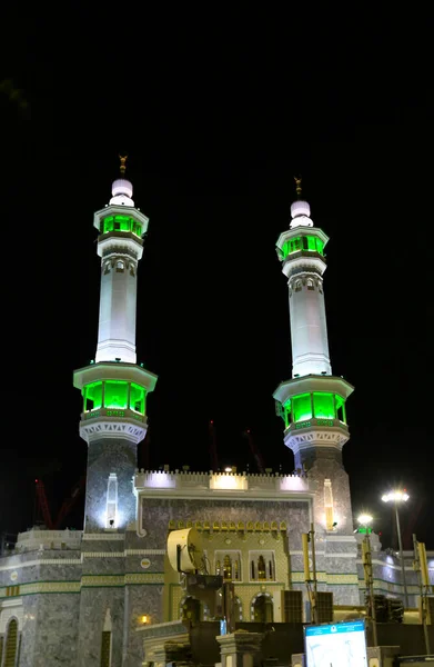Heilige Kaaba Tor Zamzam Tower Mekka Saudi Arabien — Stockfoto