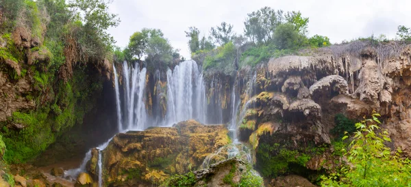 Der Yerkopru Wasserfall Und Die Schlucht Fluss Goksu Befinden Sich — Stockfoto