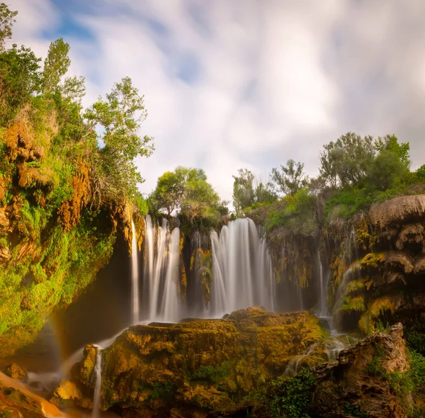 Der Yerkopru Wasserfall Und Die Schlucht Fluss Goksu Befinden Sich — Stockfoto