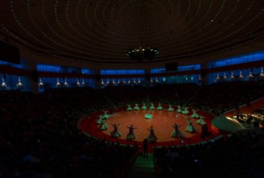 Sufi dönüşü, Sufisa 'da ortaya çıkan bir tür Sama ya da fiziksel olarak aktif meditasyondur. Yüksek ISO bulanıklığı meydana gelmiş olabilir.