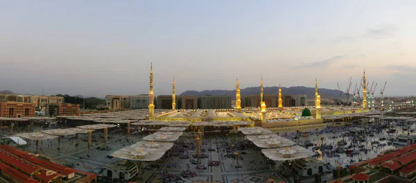 Medina Madinah Munawwarah Arabia Saudita Masjid Nabawi Medina Grande Moschea — Foto Stock