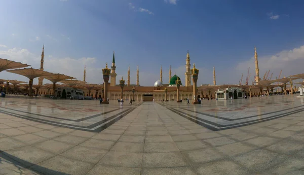 Masjid Nabawi Medina Grande Mesquita — Fotografia de Stock