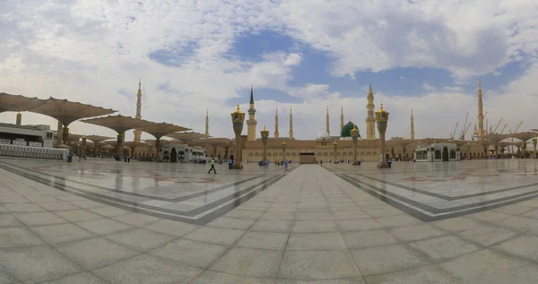 Masjid Nabawi Medina Wielki Meczet — Zdjęcie stockowe