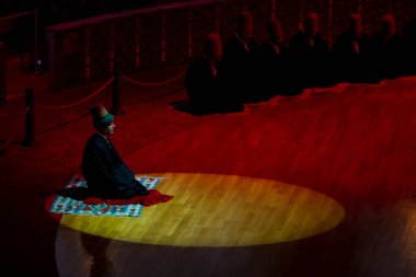 Sufi dönüşü, Sufisa 'da ortaya çıkan bir tür Sama ya da fiziksel olarak aktif meditasyondur. Yüksek ISO' da ortaya çıkar..