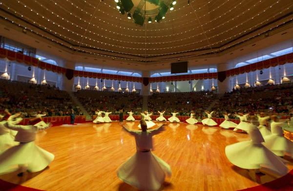 Sufi Whirling Form Sama Physically Active Meditation Which Originated Sufis — Stock Photo, Image