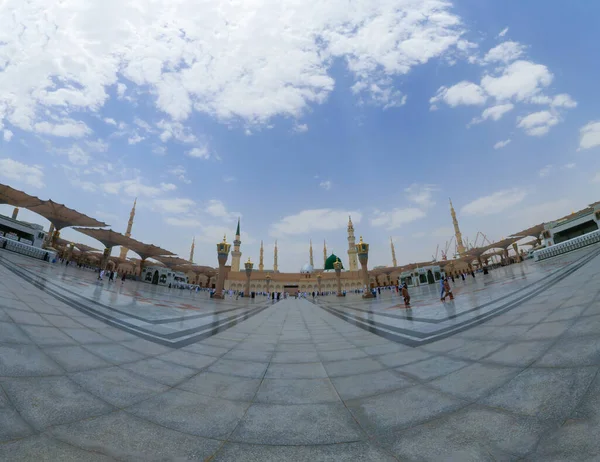 Аль Масджид Мечеть Набави Медина — стоковое фото